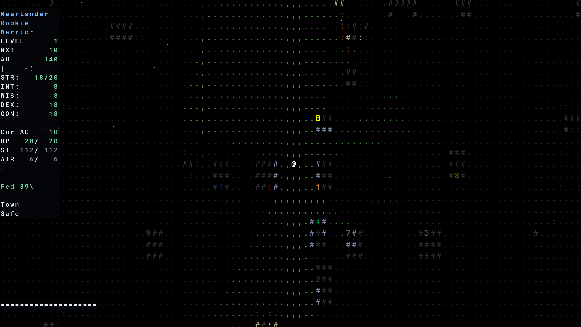 A village in Ammerow, where you visit shops, prepare equipment and choose the next expedition.